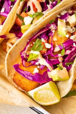 Easy fish tacos with frozen fish sticks recipes - Main course