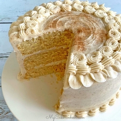 Cake - Eggnog Cake- A Doctored Cake Mix Recipe