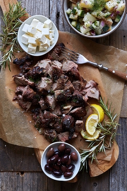 Greek marinade for grilled leg of lamb recipes - Marinades brines